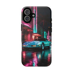 1980s Sports Car C4 Miami Nights Aesthetic Tough Phone Case