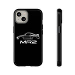 MR2 White Side Silhouette JDM Tough Phone Case Cover Gift