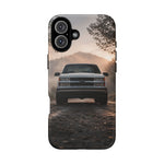 OBS Chevy Truck Phone Case, White Classic Pickup Tough Cover, Gift