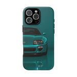 Teal Supra Phone Case, MK4 90s JDM Legend Tough Protective Cover for Men