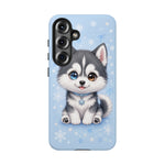 Siberian Husky Kawaii Ice Chibi Pet Dog Art Tough Phone Case