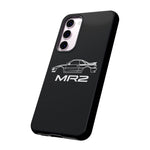MR2 White Side Silhouette JDM Tough Phone Case Cover Gift