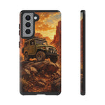 Land Cruiser FJ40 Classic 4x4 Red Rock Canyon Art Tough Phone Case