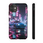 Skyline GT-R Tokyo Rain JDM Night Art Tough Phone Case
