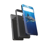 Tiger Shark Phone Case, Dappled Blue Water Tough Cover