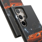 Orange C6 Neon Car Meet Tough Phone Case