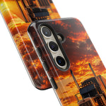 Classic Semi Truck Sunset Highway Phone Case Tough Case