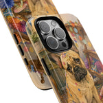 Guilty French Bulldog Phone Case, Confetti Watercolor Cover