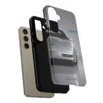 Silver C4 ZR1 Front View phone case | tough case for Vette Drivers