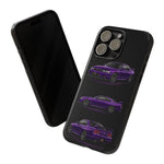Purple R33 Skyline GTR JDM Sports Car Phone Case Tough Multi View