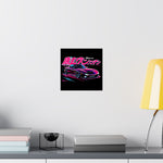 RX-7 FD Poster JDM Neon Style Japanese Car Wall Art
