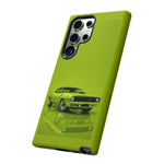 Green Cuda Muscle Car phone case for Gear Heads