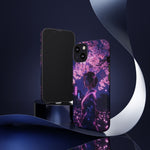 Cherry Blossom Neon Night Vaporwave Art Tough Phone Case