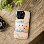 Milk Cookie Phone Case Cute Food Kawaii Tough Cover Gift Art