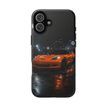 Orange C6 Neon Car Meet Tough Phone Case