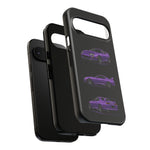 MK4 Supra Phone Case Purple, Three-View Vector Cover
