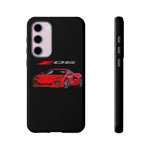 Red C8 Z06 Illustration Phone Case for Vette Owners | Tough Cover
