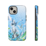 Copy of Silver Butterflies Tough Case | Blue Sky Water Droplets Phone Cover