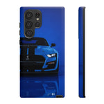Blue Mustang Art Phone Case, GT500 American Muscle Car Tough Cover for Men