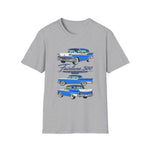 1959 Fairlane 500 Car Illustration T-Shirt | Vintage Classic Auto Design