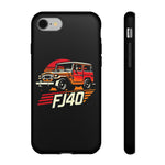 FJ40 Vintage Truck Illustration Phone Case | Tough Protective Cover