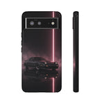 FC RX-7 Pink Neon Fog Column Tough Case