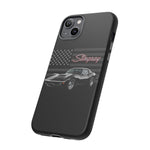 C3 Stingray Phone Case Black Sports Car Tough Cover Gift