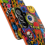 Skate Graphic 90s Y2K Art Tough Phone Case