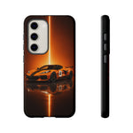 Z06 C8 Phone Case, Orange Racing Livery Studio Cover