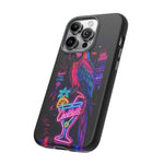 Neon Parrot Cocktails phone case | Tough Cases