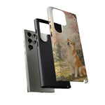 Akita under Cherry Blossoms Dog Breed Phone Case