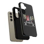 1969 Camaro SS American Flag Tough Phone Case Cover Gift Art