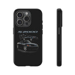 Black S2000 Roadster Collage JDM Tough Phone Case Cover Gift