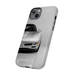 Silver C5 Sports Car Front View phone case | Tough Cover for Corvette Owners