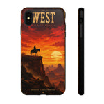 Western Sunset Cowboy Phone Case | Rugged Protective Cover
