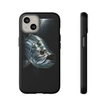 Tarpon Fishing Phone Case, Saltwater Portrait Black Cover, Gift