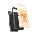 Golden Retriever Heart Eyes Kawaii Pet Dog Art Tough Phone Case