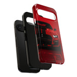 Red Mustang Art Phone Case, GT500 American Muscle Car Tough Cover