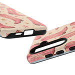 Pink Cowboy Boots phone case | Western pattern | Pastel stars