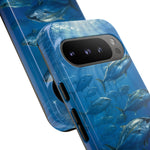 Amberjack School Phone Case, Open Water Sunlight Tough Cover