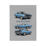 1969 Camaro RS Z28 Trio Velveteen Blanket | Classic Muscle Car Throw