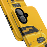 Yellow Supra Phone Case, MK4 90s JDM Legend Tough Protective Cover for Men