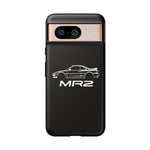 MR2 White Side Silhouette JDM Tough Phone Case Cover Gift