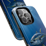Yellowfin Tuna Phone Case, Deep Blue Water Tough Cover, Gift