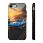 Corvette C2 Sting Ray 1965 Nassau Blue Art Phone Case