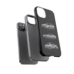 Silver Prelude Sports Coupe Tough Phone Case for JDM Fans