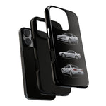 Silver Prelude Sports Coupe Tough Phone Case for JDM Fans