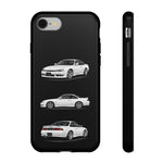 White S14 Silvia JDM Sports Car Phone Case Tough Multi View