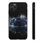 Camaro ZL1 Phone Case, Blue Track Smoke Studio Cover