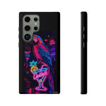 Neon Parrot Cocktails phone case | Tough Cases